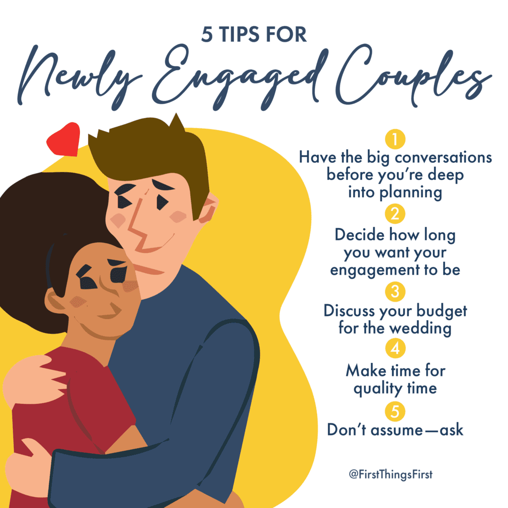 5 tips for newly engaged couples